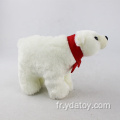 Jouets en peluche d'ours polaire en peluche mignon